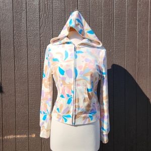 Juicy Couture Multicolored Zip Up Sweater